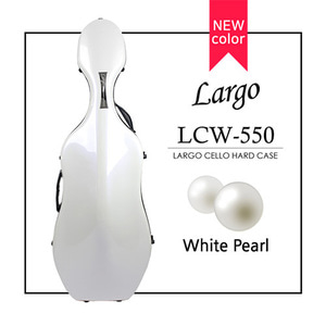 라르고 하드 첼로케이스 White Pearl (LCW-550)