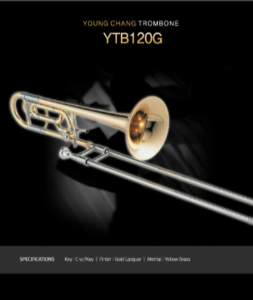 영창 Trombone YTB120G 트럼본
